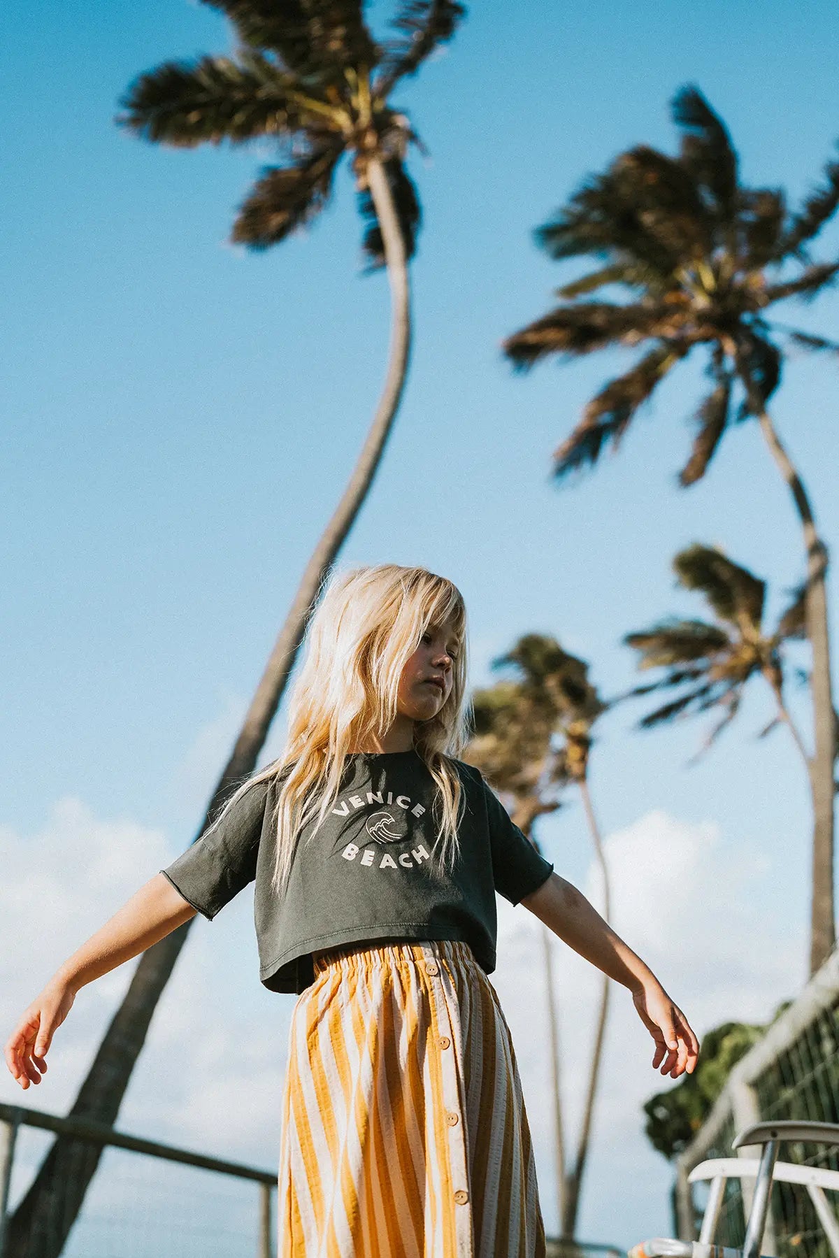 CROPPED TOP I VENICE BEACH | dunkelgrau