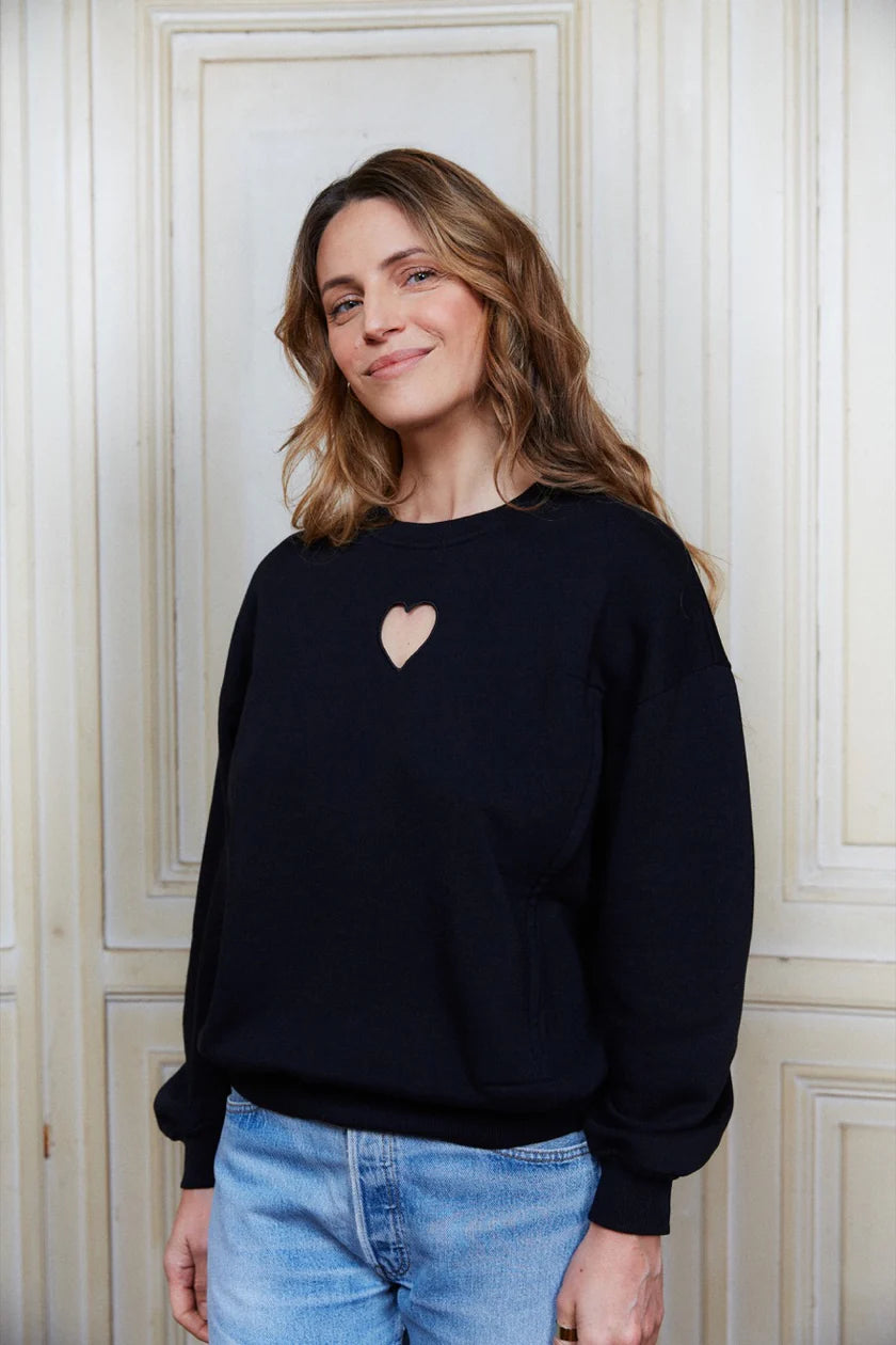 STILL-SWEATSHIRT | NOTTE | black