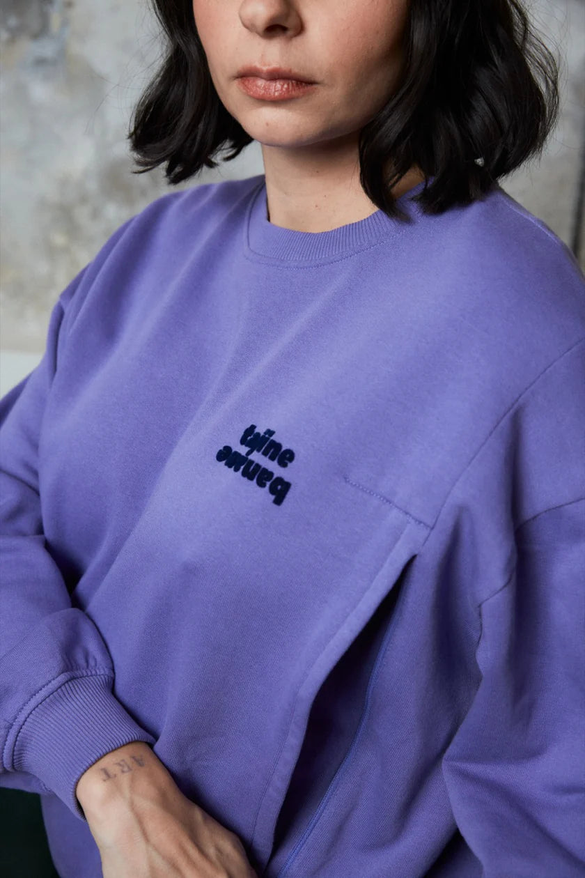 STILL-SWEATSHIRT | purple