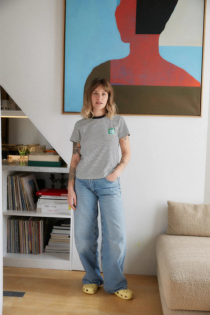 STILL-T-SHIRT GESTREIFT | milk