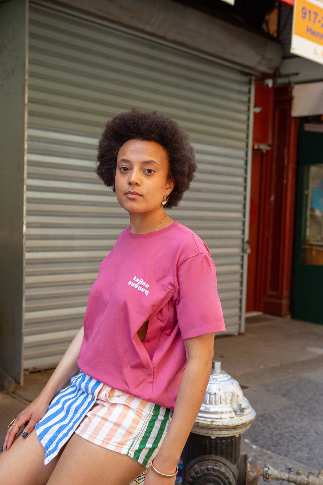 STILL-T-SHIRT | La P'allaite | raspberry