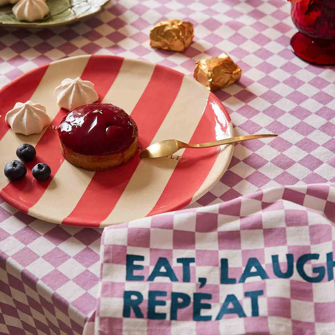STOFFSERVIETTE | Eat, Laugh, Repeat