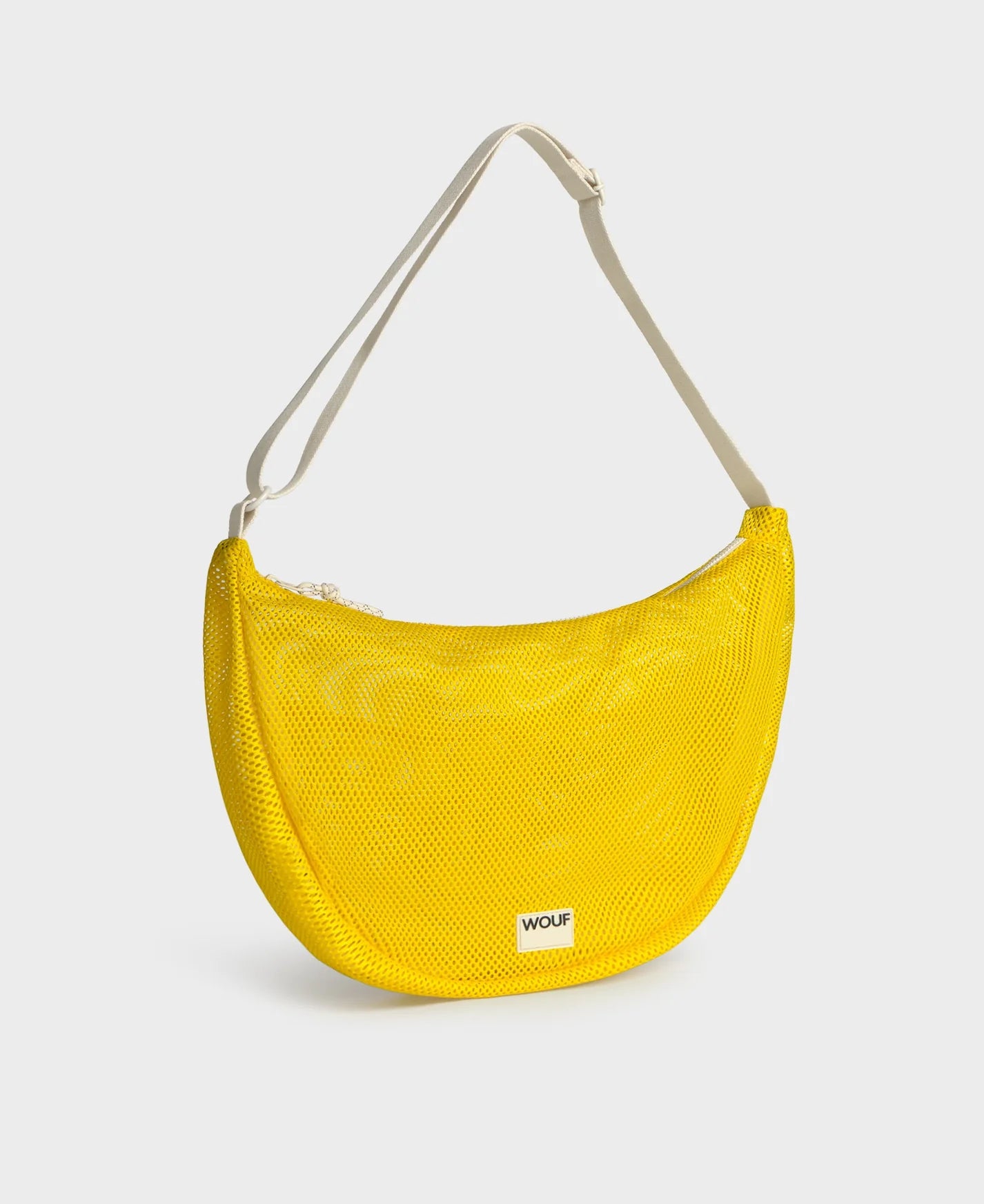 CROSSBODY BAG LARGE | MESH | yellow