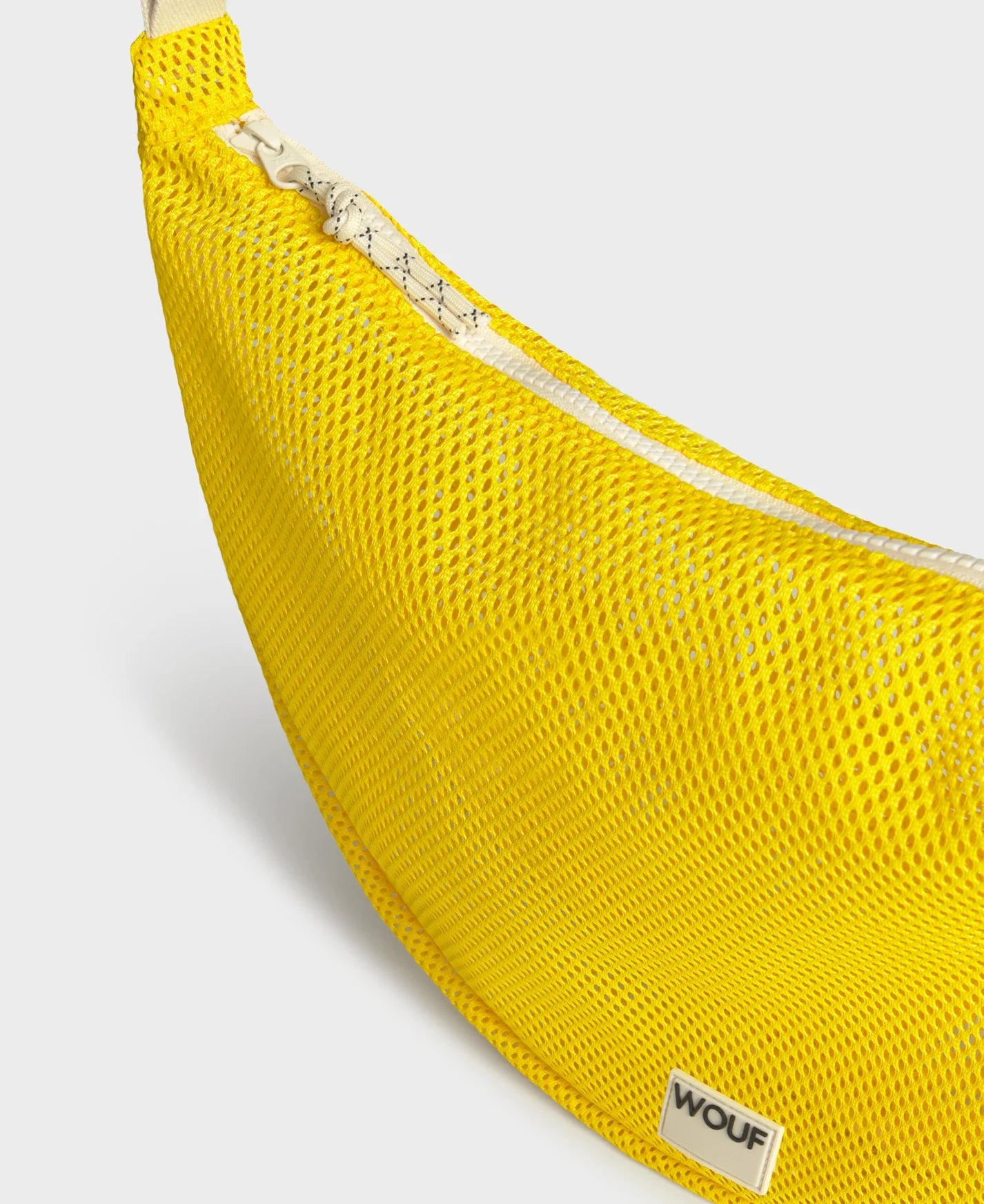 CROSSBODY BAG LARGE | MESH | yellow