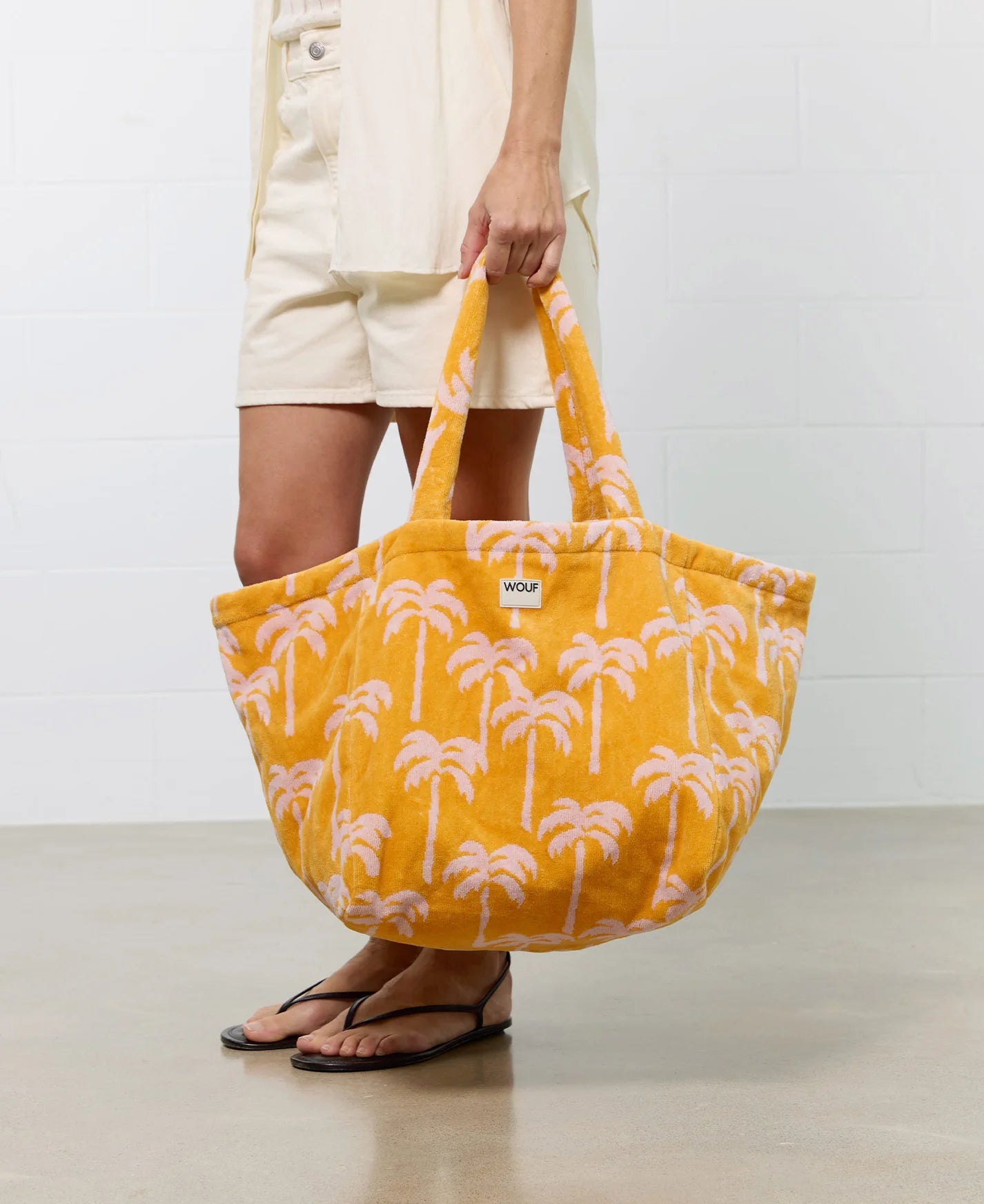 TOTE BAG | TERRY | orange palms