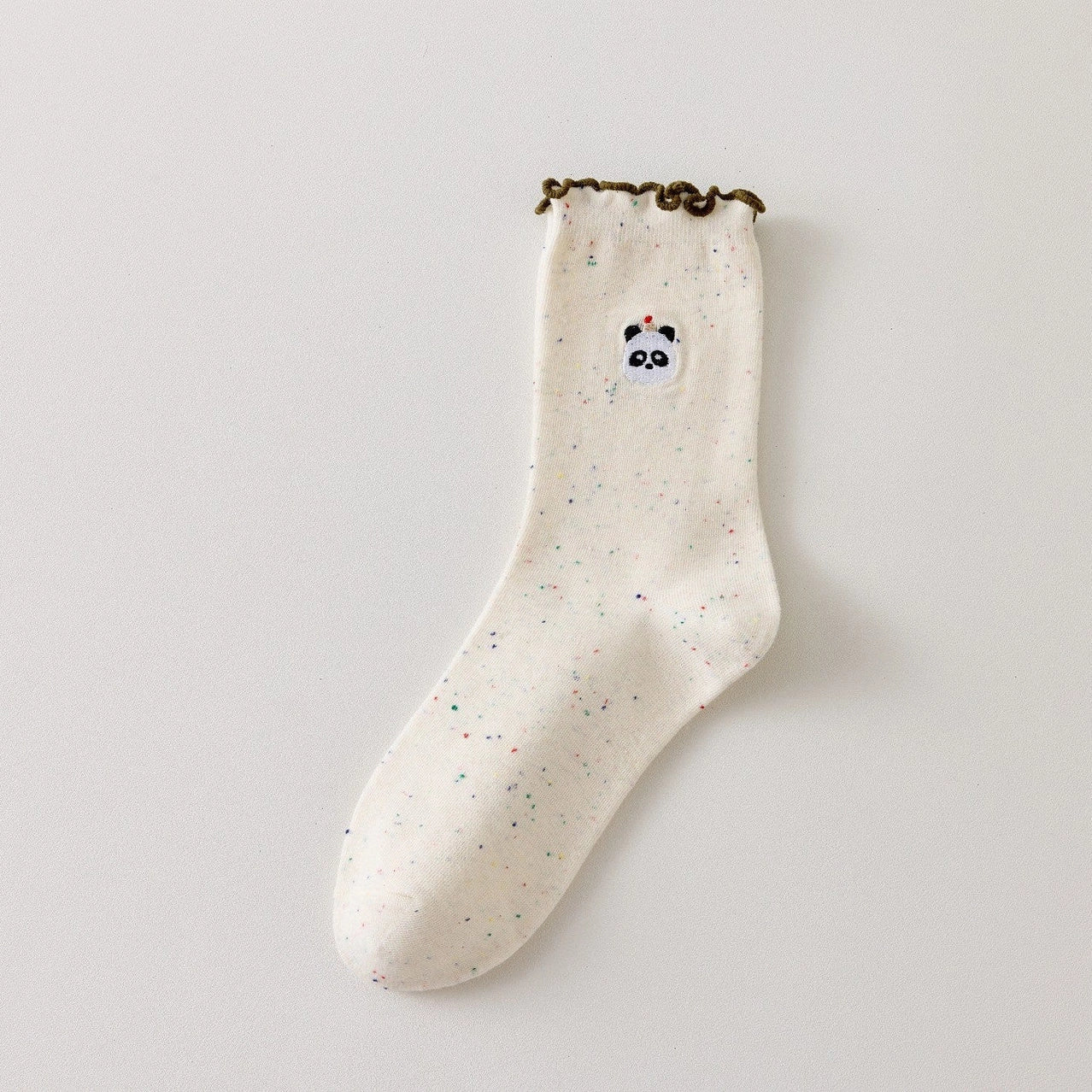 Socken mit Tierköpfen & Rüschen I 35-41