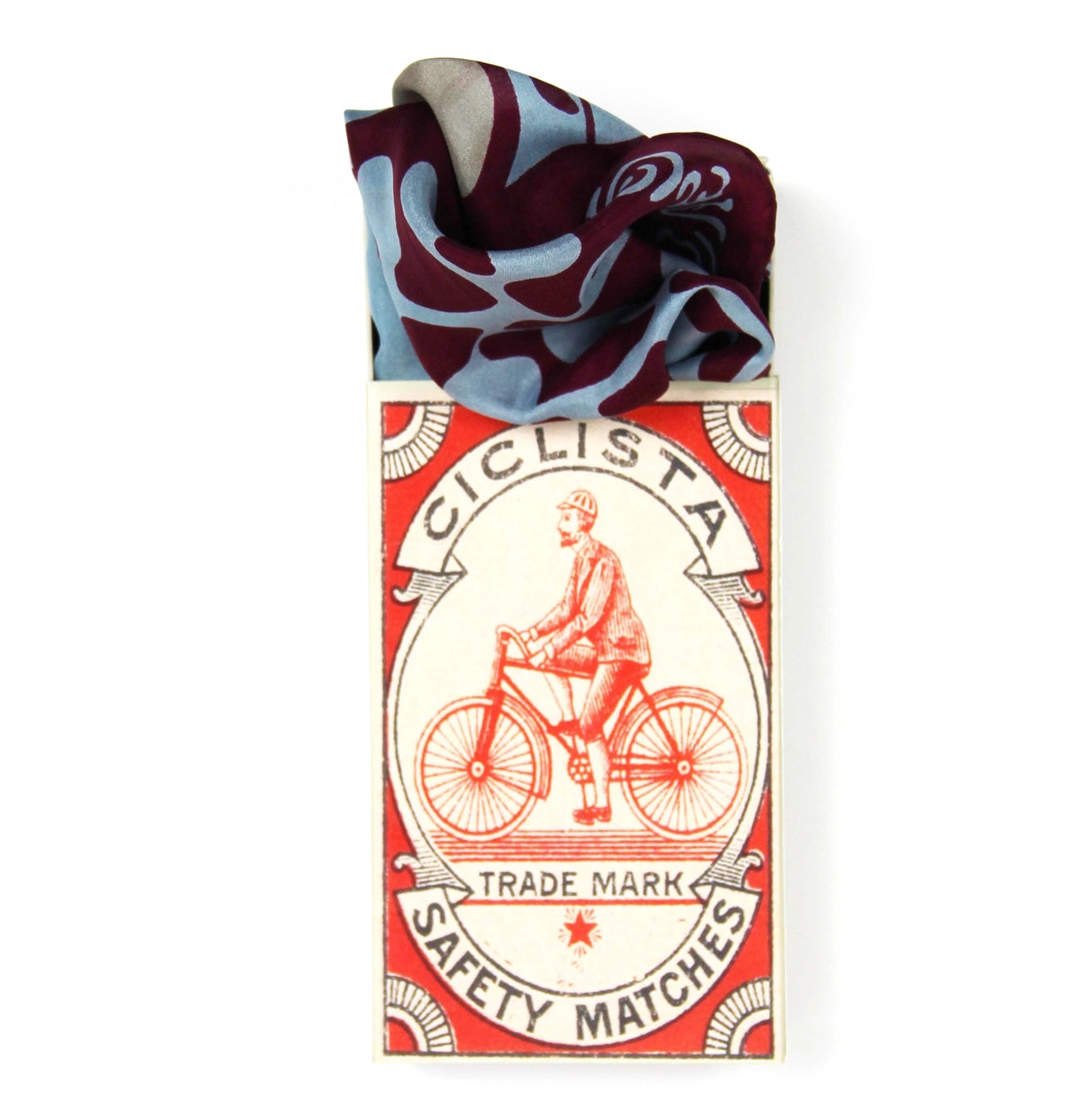 TUCH AUS SEIDE | arum bordeaux