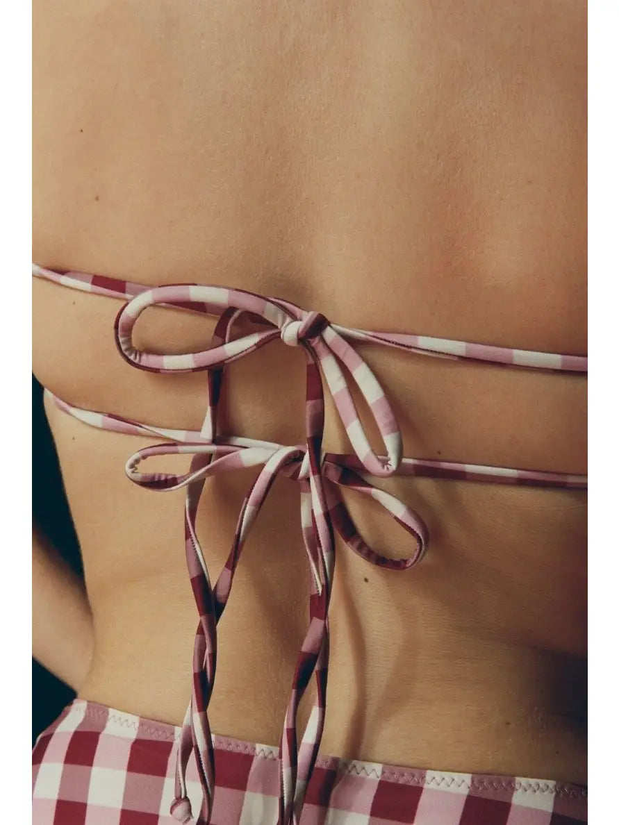 STILLFREUNDLICHES BIKINI-OBERTEIL | SALLY | rosa vichy