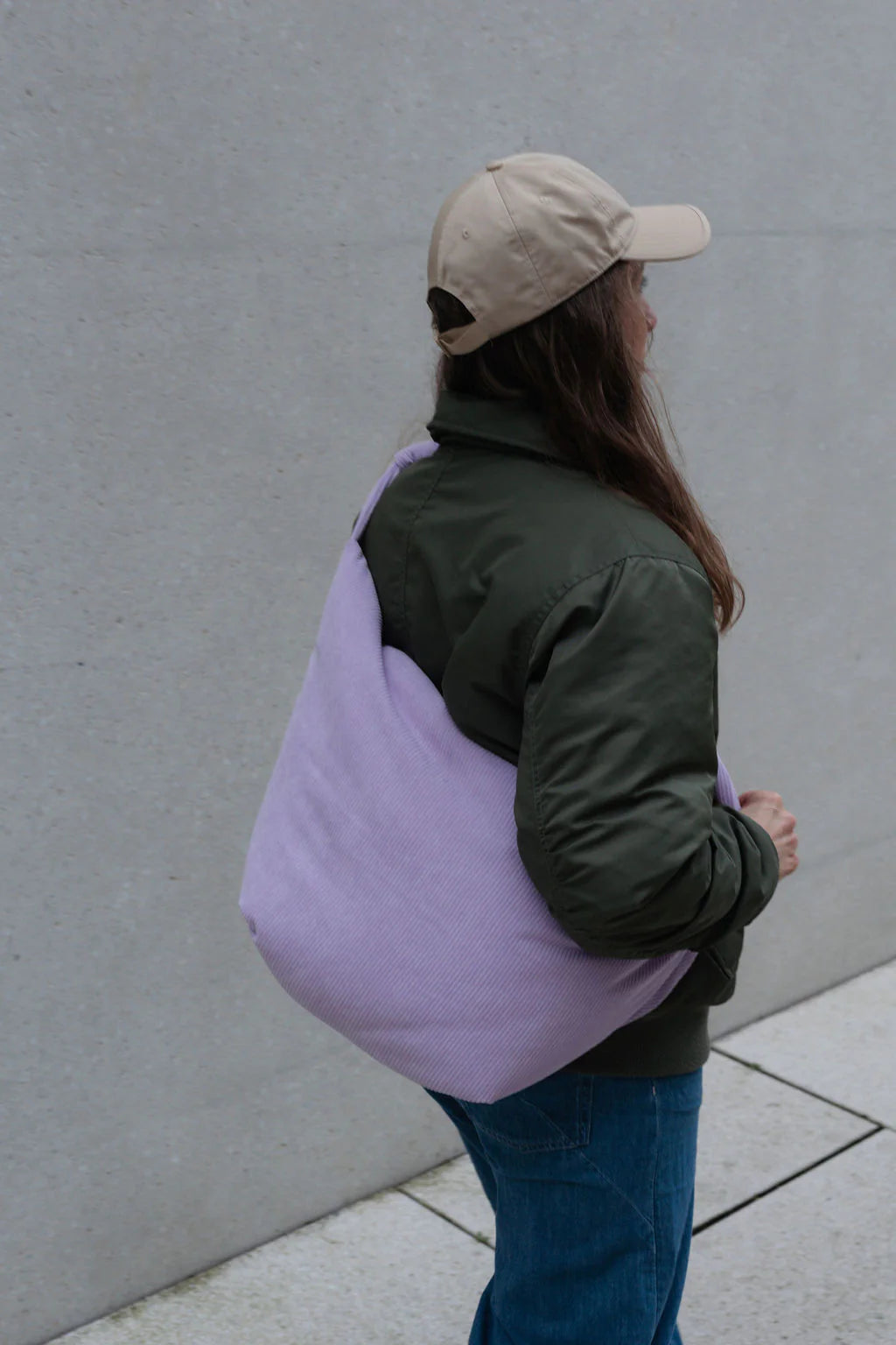 MOM BAG | LUKKILY BAG #1 | cord lilac