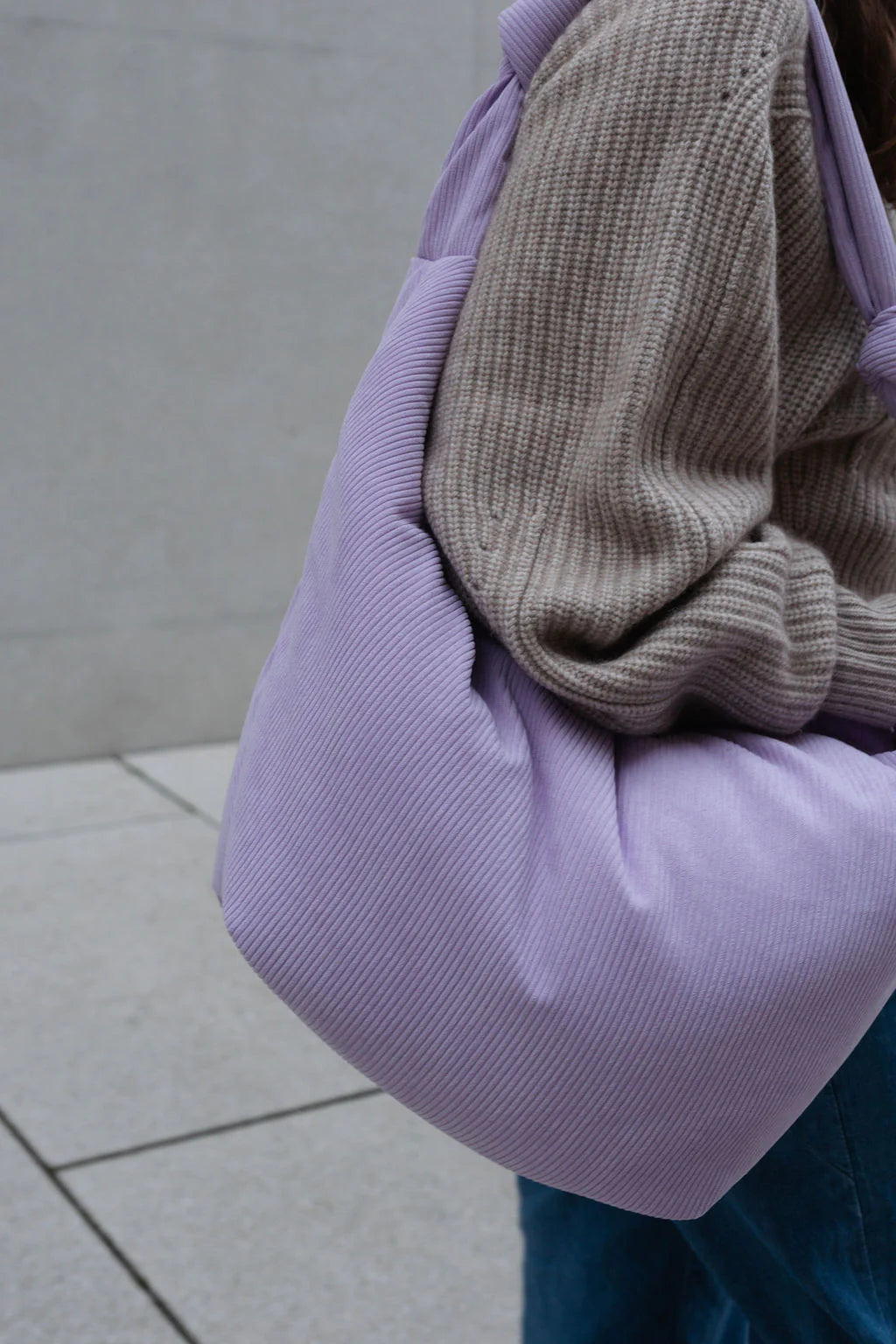 MOM BAG | LUKKILY BAG #1 | cord lilac